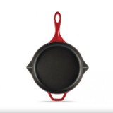 Hósse zománcozott öntöttvas kerek sütőserpenyő 28cm, bordó (HOS-KIEG-013)