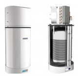 Hőszivattyús bojler Indirekt tároló 80 liter beépített hőszivattyúval Cordivari Bollytherm Home HMV tartály falra szerelhető