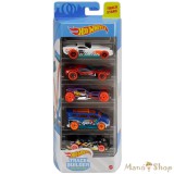 Hot Wheels 5 darabos kisautó készlet - Track Builder (GTN36)