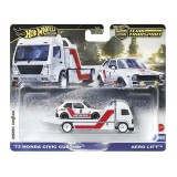 Hot Wheels: Aero Lift Prémium autószállító és 73 Honda Civic Custom kisautó 1/64 - Mattel