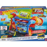 Hot Wheels City: Autómosó színváltós kisautóval - Mattel