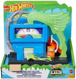 Hot Wheels City - Benzinkút kisautóval