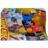 Hot Wheels City: Sárkányjárgány autószállító - Mattel