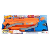 Hot Wheels City: Speed Track szállító kamion kisautóval - Mattel