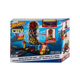 Hot Wheels: City Tripla kerekes gumiszerviz játékszett - Mattel