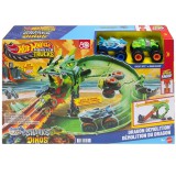 Hot Wheels Monster Trucks: Sárkányfutam pályaszett - Mattel