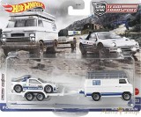 Hot Wheels Premium Team Transport - Ford RS200 Rally Van szállító autó (GTT28)