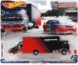 Hot Wheels Premium Team Transport - Nissan Skyline GT-R (BNR32) Sakura Sprinter szállító autó (GRK55)