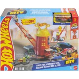 Hot Wheels: Tűzoltó torony pályaszett - Mattel