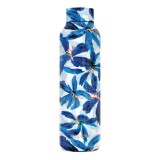 Hőtartó fémkulacs SOLID - Blue Hibiscus 630ml - Quokka