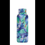 Hőtartó fémkulacs SOLID - Blue Irises 510ml - Quokka