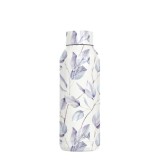 Hőtartó fémkulacs SOLID - Gray Bouquet 510ml - Quokka