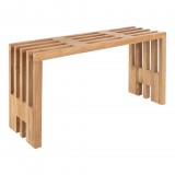 House Nordic Benidorm pad, teak fa, natúr, 90x30x49 cm