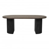 House Nordic Boavista dohányzóasztal sötétbarna, 60x120x45 cm