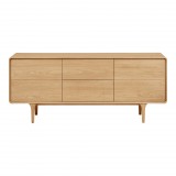 House Nordic Darwin komód tölgyfa, 180x45x75 cm