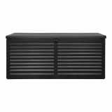 House Nordic Dubrovnik kerti láda, műanyag, fekete, 146,5x61x64,5 cm, 490 L