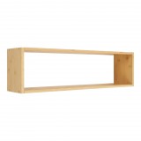 House Nordic Ember fali polc bambusz, natúr, 70x15x19,5 cm