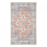 House Nordic Havana lábtörlő, narancs-kék 50x80 cm