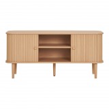 House Nordic Nikko TV-szekrény, 2 ajtó, natúr, 113x40x52 cm