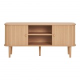 House Nordic Nikko TV-szekrény, 2 ajtó, natúr, 113x40x52 cm