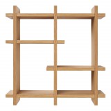 House Nordic Olsberg fali polc tölgyfa furnér, natúr, 40x12x40 cm