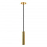 House Nordic Paris függőlámpa, réz, 120 cm-es szövetkábel