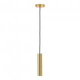 House Nordic Paris függőlámpa, réz, 120 cm-es szövetkábel