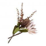 House Nordic Protea művirág csokor, bordómix 65 cm