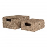 House Nordic Venoso kosarak, tengeri fű, natúr 2db