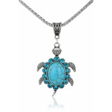 Howlit köves teknős nyaklánc