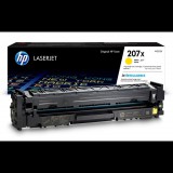 HP 207X nagy kapacitású LaserJet tonerkazetta sárga (W2212X) (W2212X)