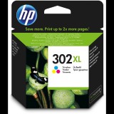 HP 302XL háromszínű tintapatron (F6U67AE) (F6U67AE)