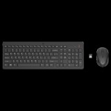 HP 330 billentyűzet és egér (HU, vezeték nélküli 2,4 GHz, optikai egér 1600 dpi, AAA akkumulátor, fekete)