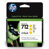HP 3ED79A (712) Yellow tintapatroncsomag (3pack)