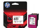 HP 651 színes eredeti tintapatron C2P11AE