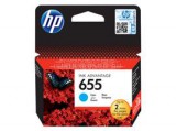 HP 655 Cyan Ink Cartridge (600 oldal) (CZ110AE)