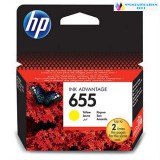 HP 655 CZ112AE yellow eredeti tintapatron