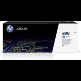 HP 658X nagy kapacitású LaserJet tonerkazetta cián (W2001X) (W2001X)