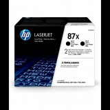 HP 87X 2 darabos nagy kapacitású LaserJet tonerkazetta fekete (CF287XD) (CF287XD)