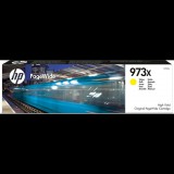 HP 973X nagy kapacitású PageWide patron sárga (F6T83AE) (F6T83AE)