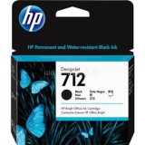 HP DesignJet 712 Festékpatron 80ml (fekete) (3ED71A)