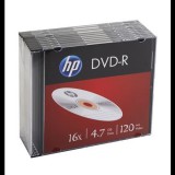 HP DVD-R 4.7GB 16x DVD lemez slim tokos (10db) (DVDH-16V10) (DVDH-16V10) - Lemez