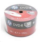 HP DVD-R 4.7GB 16x DVD lemez zsugorhengeres 50db/henger  (HP1650S-) (HP1650S-) - Lemez