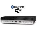 HP EliteDesk 800 G3 Mini PC, Intel Core i5-7500T 8GB RAM, 256GB m.2 SSD, wifi,Bluetooth, Windows 10 Pro Használt számítógép