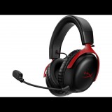 HP HYPERX Vezeték nélküli Fejhallgató Cloud III Gaming Headset fekete-piros (77Z46AA) (77Z46AA)