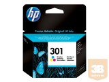 HP INC. HP 301 tri-colour tintapatron