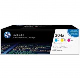 HP INC. HP 304A 3er Pack Farbe dreifarbig LaserJet Tonerpatrone (CF372AM)