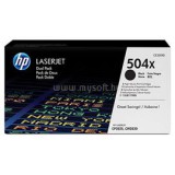 HP LaserJet CE250XD 504X dupla festékkazetta, fekete (2x10 500 oldal) (CE250XD)
