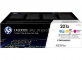 HP LaserJet CF253XM 201X festékkazetta multipack, CMY (3x2300 oldal) (CF253XM)