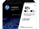 HP LaserJet CF287XD 87X dupla festékkazetta, fekete (2x18 000 oldal) (CF287XD)